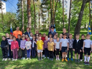 Наша команда ГТО прибыла в Монино к юным гагаринцам из школы №24